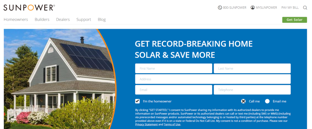 SunPower solar is a famous brand among professional installers
